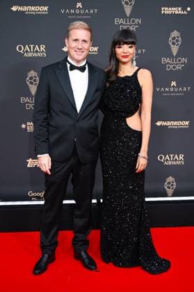 FOOTBALL : Ballon d Or 2025 - Paris - 22 09 2025 Vincent Garcia and guest attend the Ballon d Or Ceremony at Theatre du Chatelet on September 22, 2025 in Paris, France ( Photo by Federico Pestellini PSNewz ) ParisFrance  Copyright: xFedericoxPestellinix