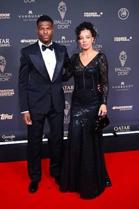 FOOTBALL : Ballon d Or 2025 - Paris - 22 09 2025 Denzel Dumfries and Yuliana Yassimov attend the Ballon d Or Ceremony at Theatre du Chatelet on September 22, 2025 in Paris, France ( Photo by Federico Pestellini PSNewz ) ParisFrance  Copyright: xFedericoxPestellinix