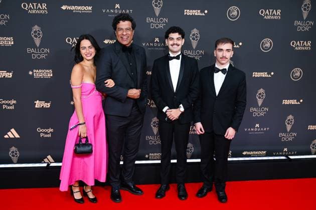 FOOTBALL : Ballon d Or 2025 - Paris - 22 09 2025 Rai Souza Vieira de Oliveira and guests attend the Ballon d Or Ceremony at Theatre du Chatelet on September 22, 2025 in Paris, France ( Photo by Federico Pestellini PSNewz ) ParisFrance  Copyright: xFedericoxPestellinix