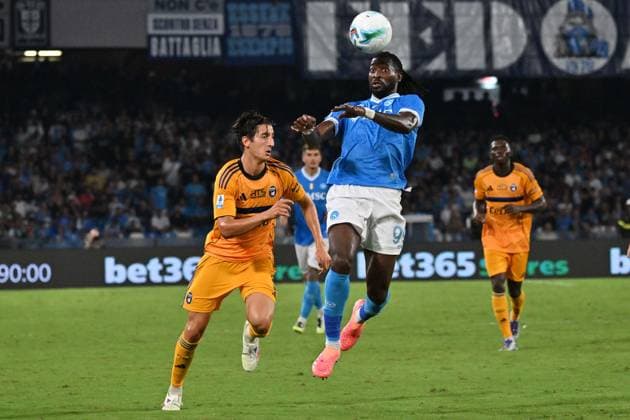 Foto IPP Felice De Martino Napoli 22 09 2025 Calcio Campionato serie A 2025-2026 Napoli - Pisa Nella foto: Frank Zambo Anguissa Italy Photo Press World Copyright Napoli italy Italia ITALY  Copyright: xR4924_italyphotopressx