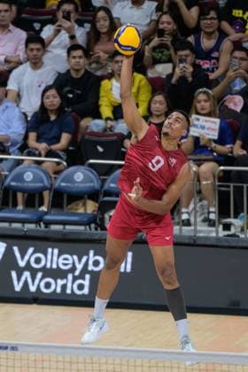 September 22, 2025, Pasay City, Manila, Philippines: USA vs Slovenia during the FIVB Mens Volleyball World Championship, WM, Weltmeisterschaft 2025 in Manila, Philippines. Gabriel GARCIA Pasay City Philippines - ZUMAr144 20250922_zap_r144_008 Copyright: xJaynexRussellx