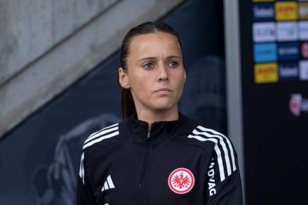 Google Pixel Womens Bundesliga Eintracht Frankfurt RB Leipzig, 22 09 2025 Hayley Raso Eintracht Frankfurt 7 , clipping, portrait portrait, Eintracht Frankfurt RB Leipzig, Frankfurt, Stadion am Brentanobad, 22 9 2025 Copyright: xBEAUTIFULxSPORTS Gawlikx