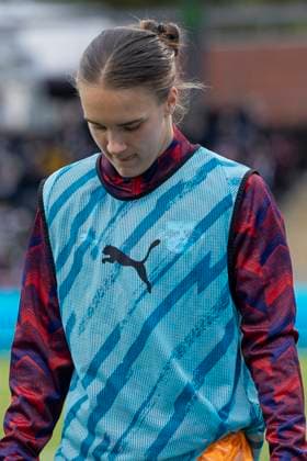 Google Pixel Women Bundesliga Eintracht Frankfurt RB Leipzig, 22 09 2025 Lina von Schrader RB Leipzig 28 , Cropped image ,Portrait portrait, Eintracht Frankfurt RB Leipzig, Frankfurt, Stadion am Brentanobad, 22 9 2025 Copyright: xBEAUTIFULxSPORTS Gawlikx