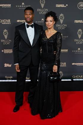 CÃ rÃ monie de remise du Ballon d Or 2025. Ballon d OR 2025 award ceremony held in Paris, TheÃ¢tre du Chatelet. - Denzel Dumfries and Yuliana Yassimov 448933 2025-09-22 Paris France  Copyright: xLionelxGuericolasx xStarfacex STAR_448933_324