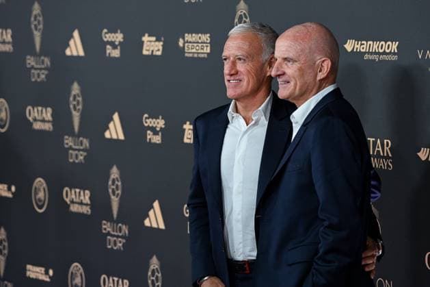 CÃ rÃ monie de remise du Ballon d Or 2025. Ballon d OR 2025 award ceremony held in Paris, TheÃ¢tre du Chatelet. 448933 2025-09-22 Paris France Deschamps, Didier; Stephan, Guy  Copyright: xLionelxGuericolasx xStarfacex STAR_448933_345