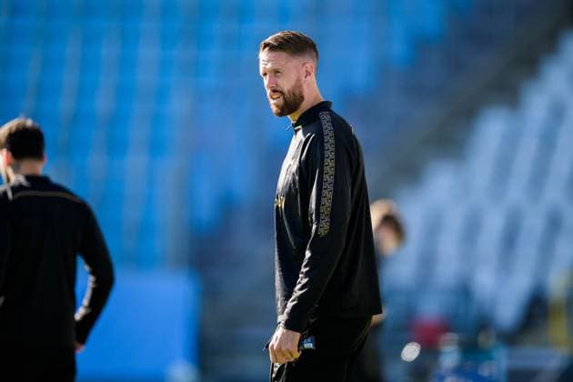 250923 Pontus Jansson during a training session with Malmö FF on September 23, 2025 in Malmö Photo Ludvig Thunman BILDBYRAN kod LT LT0728 fotboll football soccer fotball uefa europa league europa league träning practice training malmö ff bbeng  Copyright: LUDVIGxTHUNMAN BB250923LT011