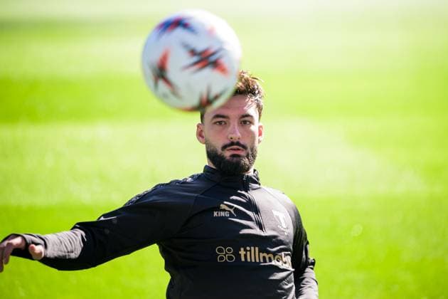 250923 Sead Haksabanovic during a training session with Malmö FF on September 23, 2025 in Malmö Photo Ludvig Thunman BILDBYRAN kod LT LT0728 fotboll football soccer fotball uefa europa league europa league träning practice training malmö ff bbeng  Copyright: LUDVIGxTHUNMAN BB250923LT013