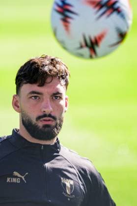 250923 Sead Haksabanovic during a training session with Malmö FF on September 23, 2025 in Malmö Photo Ludvig Thunman BILDBYRAN kod LT LT0728 fotboll football soccer fotball uefa europa league europa league träning practice training malmö ff bbeng  Copyright: LUDVIGxTHUNMAN BB250923LT014