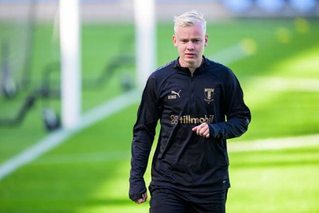 250923 Otto Rosengren during a training session with Malmö FF on September 23, 2025 in Malmö Photo Ludvig Thunman BILDBYRAN kod LT LT0728 fotboll football soccer fotball uefa europa league europa league träning practice training malmö ff bbeng  Copyright: LUDVIGxTHUNMAN BB250923LT025