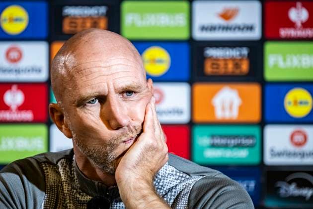 MALMÖ 2025 09 23 Malmö FFs coach Henrik Rydström at Tuesdays press conference at the New Malmö Stadium ahead of the Europa League match against Ludogorets MALMÖ SWEDEN x50090x  Copyright: xJohanxNilssonx xTTx MFF PK EUROPA LEAGUE