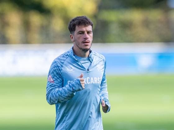 Soccer, Men, Season 2025 26, 2 Bundesliga, Hertha BSC, Training, Diego Demme Hertha BSC , 23 09 2025, Copyright: xSebastianxRäppold MatthiasxKochx