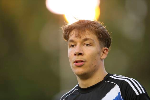 Foto : Moritz Reimers (HSV) Fussball Regionalliga Nord , am Fr. 19.09.2025 Altona 93 - Hamburger SV II *** Photo Moritz Reimers HSV Soccer Regionalliga Nord , on Fri 19 09 2025 Altona 93 Hamburger SV II