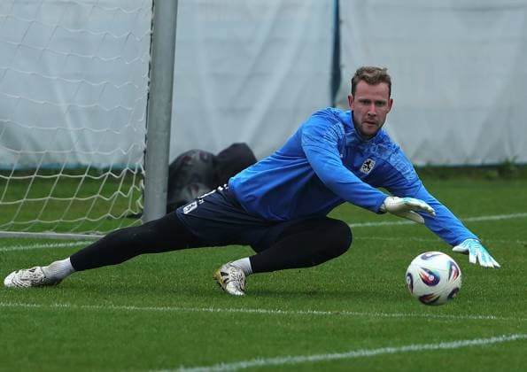 23 09 2025, TSV 1860 Training, Gruenwalderstrasse Muenchen, Soccer, Sports, in the picture Thomas Daehne TSV 1860 Muenchen