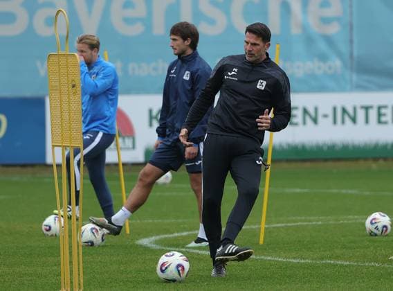23 09 2025, TSV 1860 Training, Gruenwalderstrasse Muenchen, Soccer, Sports, in the picture Patrick Gloeckner TSV 1860 Muenchen