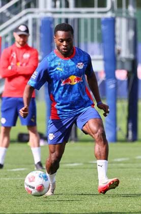 RB Leipzig Training Bundesliga Leipzig, 23 09 2025, Training Center Cottaweg, Soccer Bundesliga , RB Leipzig Training , In the picture Ridle Baku 17, RB Leipzig , Picture Point