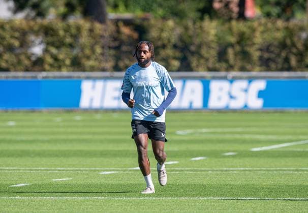 Soccer, Men, Season 2025 26, 2 Bundesliga, Hertha BSC, Training, Deyovaisio Zeefuik Hertha BSC , 23 09 2025, Copyright: xSebastianxRäppold MatthiasxKochx