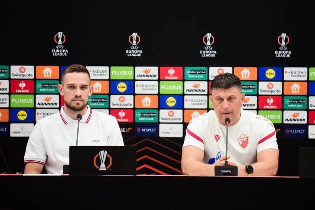 Football, EL, Red Star Belgrade, Press conference