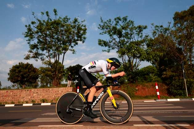 2025 UCI Road World Championships Kigali Rwanda 2025 UCI Road World Championships Kigali Rwanda - Men Junior Individual Time Trial - Kigali - Kigali 22,6 km - 23 09 2025 - Benedikt Benz (Germany) - photo Luca Bettini SprintCyclingAgency 2025 Kigali Rwanda  Copyright: xLucaxBettinix xSprintcyclingagencyx