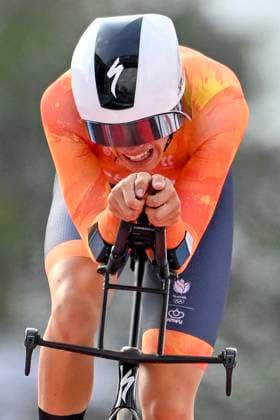 UCI 2025 Road World Championship, WM, Weltmeisterschaft Kigali 23 09 2025 KIGALI, RWANDA - SEPTEMBER 23 : Mouris Michiel (NED) during the Men Junior Individual Time Trial of the UCI Road World Championships 2025 92nd edition an UCI World Championships cycling race of 22.6 km with start in Kigali and finish in Kigali on September 23, 2025 in Kigali, Rwanda, 23 09 2025 Kigali Rwanda  Copyright: xJanxDexMeuleneirx