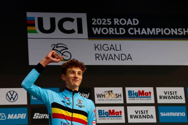 2025 UCI Road World Championships Kigali Rwanda 2025 UCI Road World Championships Kigali Rwanda - Men Junior Individual Time Trial - Kigali - Kigali 22,6 km - 23 09 2025 - Seff Van Kerckhove (Belgium) - photo Luca Bettini SprintCyclingAgency 2025 Kigali Rwanda  Copyright: xLucaxBettinix xSprintcyclingagencyx