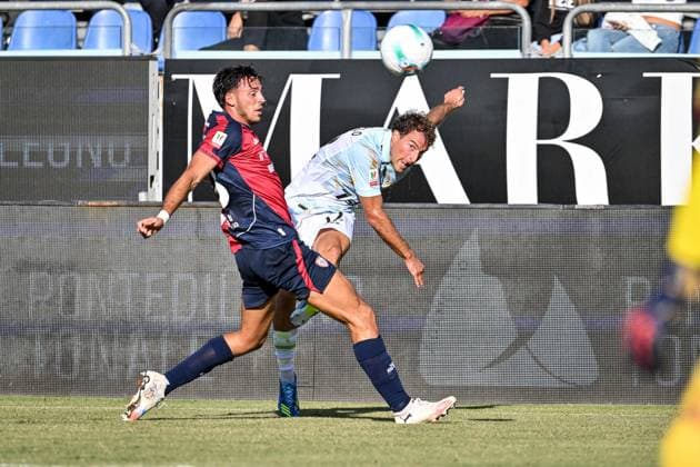 Edoardo Masciangelo of Frosinone Calcio during Cagliari Calcio vs Frosinone Calcio, Italian football Coppa Italia match in Cagliari, Italy, September 23 2025  Copyright: xLuigixCanu IPAxSportx xipa-agency.netx xx IPA_65604798 IPA_Agency_IPA65604798