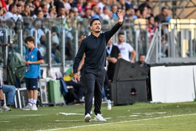 Fabio Pisacane Head Coach of Cagliari Calcio during Cagliari Calcio vs Frosinone Calcio, Italian football Coppa Italia match in Cagliari, Italy, September 23 2025  Copyright: xLuigixCanu IPAxSportx xipa-agency.netx xx IPA_65604864 IPA_Agency_IPA65604864