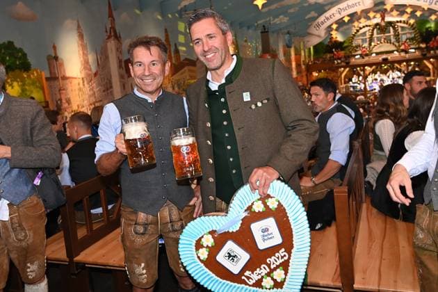 li President Gernot MANG 1860 TSV 1860 Muenchen at the 190 Oktoberfest 2025 on 23 09 2025 in the Hacker Festzelt