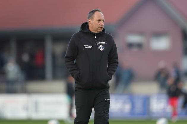 23 09 2025, xjcx, Men, Football, Season 2025 2026, Regionalliga Bayern, 9 Matchday TSV Aubstadt FV Illertissen Holger Bachthaler Head Coach, FV Illertissen Sulzfeld Schulstadion Aubstadt Bayern Germany