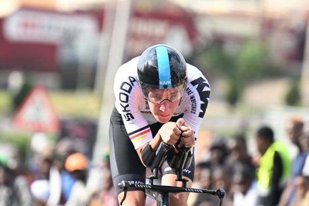 23-09-2025 World Championships Junior Man Cronometro; 2025, Germany; Winter, Zeno Levi; Kigali; 