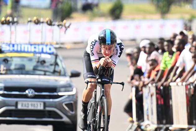 23-09-2025 World Championships Junior Man Cronometro; 2025, Germany; Winter, Zeno Levi; Kigali; 