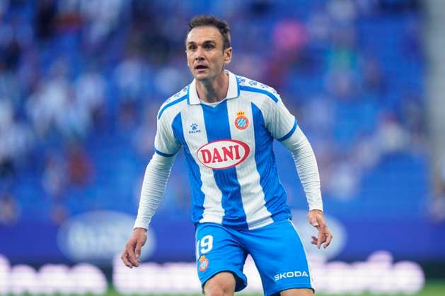ESP: RCD Espanyol - Valencia CF. La Liga EA Sports. Date 6 Kike Garcia of RCD Espanyol during the La Liga EA Sports match between RCD Espanyol and Valencia CF played at RCDE Stadium on September 23, 2025 in Barcelona, Spain. kpng Copyright: xSergioxRuizx xPRESSINx PS_250923_ESP_VAL_2526_009