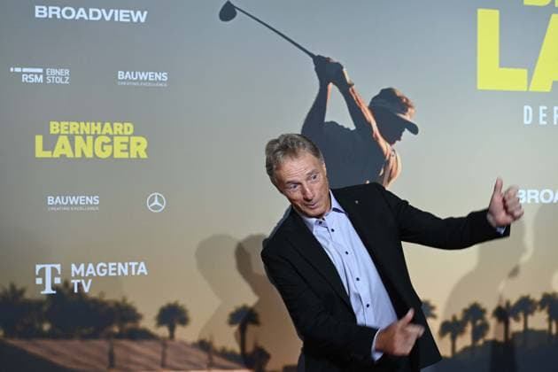 Bernhard LANGER, Golfprofi, Red Carpet, Red Carpet Show, Arrival, arrival, Filmpremiere Filmpremiere BERNHARD LANGER Der Ewige Champion am 23 09 2025 im Cinedom Kino in Koeln, Â