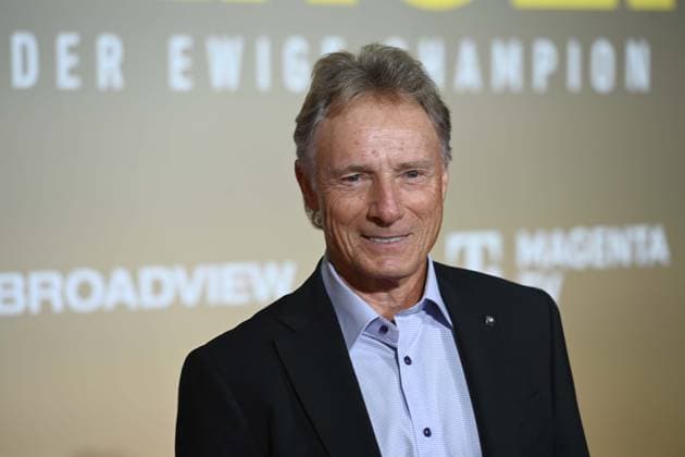 Bernhard LANGER, Golfprofi, Red Carpet, Red Carpet Show, Arrival, arrival, Filmpremiere Filmpremiere BERNHARD LANGER Der Ewige Champion am 23 09 2025 im Cinedom Kino in Koeln, Â