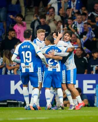 ESP: RCD Espanyol - Valencia CF. La Liga EA Sports. Date 6 Leandro Cabrera of RCD Espanyol celebrates the 1-1 during the La Liga EA Sports match between RCD Espanyol and Valencia CF played at RCDE Stadium on September 23, 2025 in Barcelona, Spain. kpng Copyright: xSergioxRuizx xPRESSINx PS_250923_ESP_VAL_2526_023
