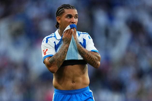 ESP: RCD Espanyol - Valencia CF. La Liga EA Sports. Date 6 Thyrhys Dolan of RCD Espanyol during the La Liga EA Sports match between RCD Espanyol and Valencia CF played at RCDE Stadium on September 23, 2025 in Barcelona, Spain. kpng Copyright: xBaguxBlancox xPRESSINx PS_240923_esp_val_25262414