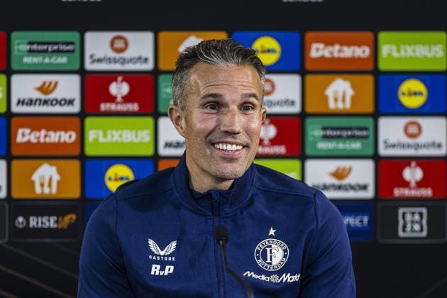 Football, EL, Feyenoord Rotterdam, Press conference