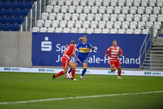 Womens Soccer Bundesliga GPFPL FC Carl Zeiss Jena vs 1 FC Union Berlin 23 09 2025 Copyright: xJoshuaxHildebrandtx