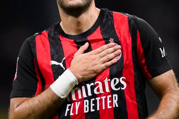 AC Milan v US Lecce - Coppa Italia Santiago Gimenez of AC Milan celebrates after scoring a goal during the Coppa Italia football match between AC Milan and US Lecce. Milan Italy Copyright: xNicolòxCampox