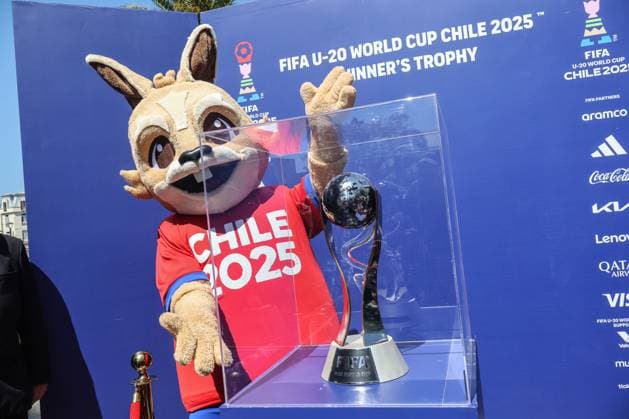 Football, U20 World Cup, Trophy Tour in Valparaiso, Chile