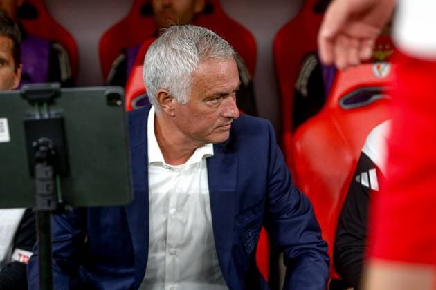 Estadio da Luz JosÃ Mourinho head coach of SL Benfica during the Primeira Liga match between SL Benfica and Rio Ave FC at Estadio da Luz on September 23, 2025 in Lisbon, Portugal. Liga Portugal Betclic - SL Benfica vs Rio Ave FC (Valter Gouveia SPP)  Copyright: xValterxGouveia SPPx spp-en-VaGo-_GO_9516