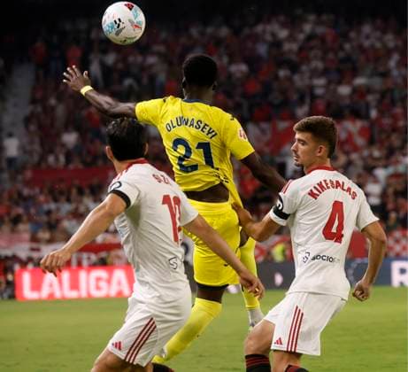 Spanish La Liga EA Sports soccer match Sevilla vs Villarreal at Ramon Sanchez Pizjuan stadium in Sevilla, Spain 23 september 2025 JORNADA 6 LIGA EA SPORTS SEVILLA FC-VILLARREAL 900 Cordon Press  900 CordonxPress LOF - Sevilla vs Villarreal
