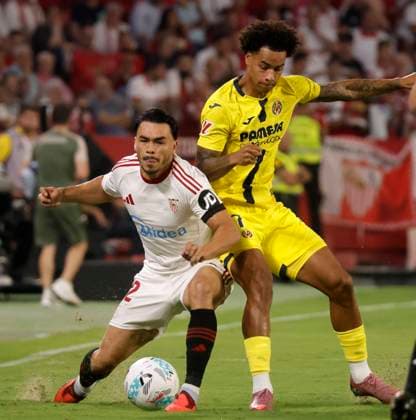 Spanish La Liga EA Sports soccer match Sevilla vs Villarreal at Ramon Sanchez Pizjuan stadium in Sevilla, Spain 23 september 2025 JORNADA 6 LIGA EA SPORTS SEVILLA FC-VILLARREAL 900 Cordon Press  900 CordonxPress LOF - Sevilla vs Villarreal