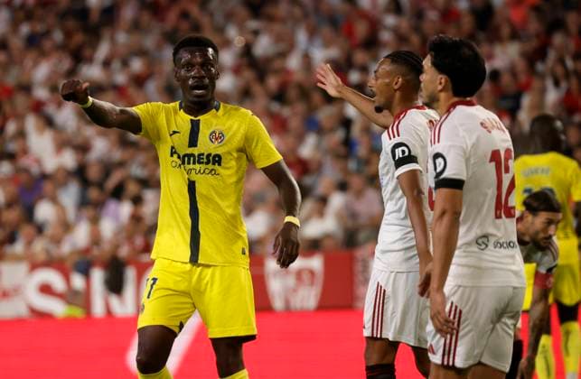 Spanish La Liga EA Sports soccer match Sevilla vs Villarreal at Ramon Sanchez Pizjuan stadium in Sevilla, Spain 23 september 2025 JORNADA 6 LIGA EA SPORTS SEVILLA FC-VILLARREAL 900 Cordon Press  900 CordonxPress LOF - Sevilla vs Villarreal