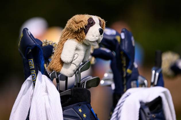 250923 A headcover of Rory McIlroy during a practice round on day 3 of the Ryder Cup on September 23, 2025 in New York Photo Jesper Zerman BILDBYRAN kod JZ JZ0614 golf ryder cup usa europe bbeng  Copyright: JESPERxZERMAN BB250923JZ075