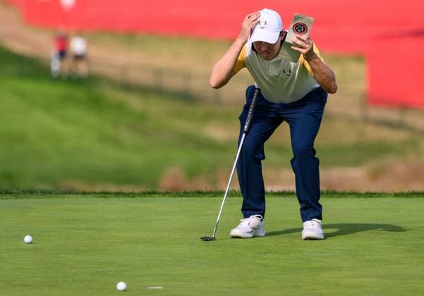 250923 Matt Fitzpatrick of Team Europe during a practice round on day 3 of the Ryder Cup on September 23, 2025 in New York Photo Jesper Zerman BILDBYRAN kod JZ JZ0614 golf ryder cup usa europe bbeng  Copyright: JESPERxZERMAN BB250923JZ082