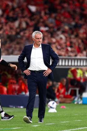 SL Benfica v Rio Ave FC - Liga Portugal BetClic 2025 2026 Treinador portugues do SL Benfica Jose Mourinho durante a partida entre SL Benfica v Rio Ave FC, valida pela Liga Portugal BetClic 2025 2026 no Estadio Jose Alvalade, Portugal (Foto de Diogo Faria Reis Avant Sports) Lisboa Estadio da Luz Portugal Copyright: xDiogoxFariaxReis AvantxSportsx
