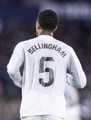 Jude Bellingham of Real Madrid during the La Liga match between Levante and Real Madrid at the Ciutat de Valencia stadium, in Valencia, today September 23, 2025. Copyright: xRicardoxNogueirax Sportspressphoto_SPR30740