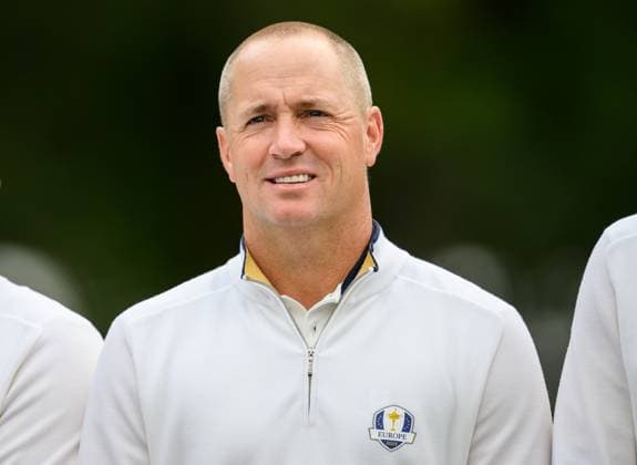 250923 Vice Captain Alex Norén of Team Europe during a photo session on day 3 of the Ryder Cup on September 23, 2025 in New York Photo Jesper Zerman BILDBYRAN kod JZ JZ0614 golf ryder cup usa europe bbeng  Copyright: JESPERxZERMAN BB250923JZ088