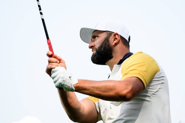 250923 Jon Rahm of Team Europe during a practice round on day 3 of the Ryder Cup on September 23, 2025 in New York Photo Jesper Zerman BILDBYRAN kod JZ JZ0614 golf ryder cup usa europe bbeng  Copyright: JESPERxZERMAN BB250923JZ096