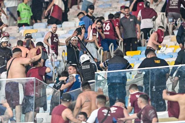 Fußball, Copa Sudamericana, Fluminense Rio de Janeiro - CA Lanus Fluminense x Lanus RIO DE JANEIRO, RJ - 23.09.2025: FLUMINENSE X LANUS - Fluminense (BRA) faces Lanus (ARG) this Tuesday (23), for the Copa Sulamericana, second leg of the quarterfinals. The teams will take to the field at Maracana at 9:30 pm. (Photo: Celso Pupo Fotoarena) x2812267x  CelsoxPupo